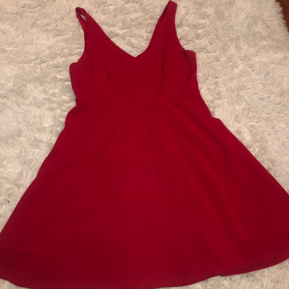 Red dress